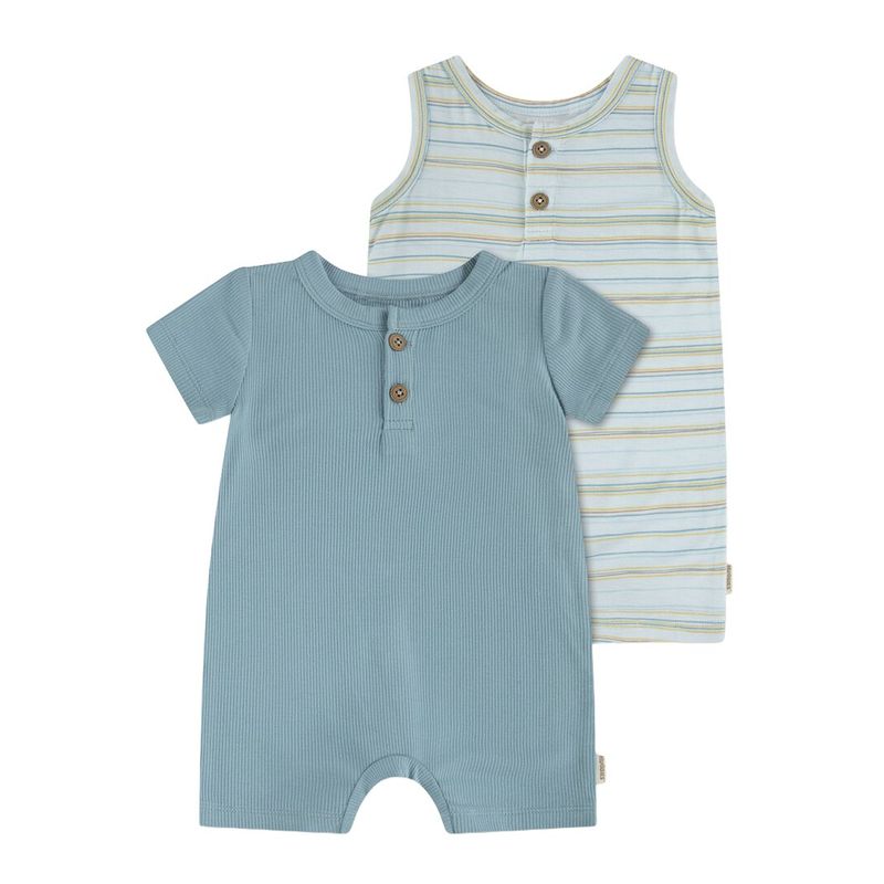 Huggies 2pc Romper Set, Blue